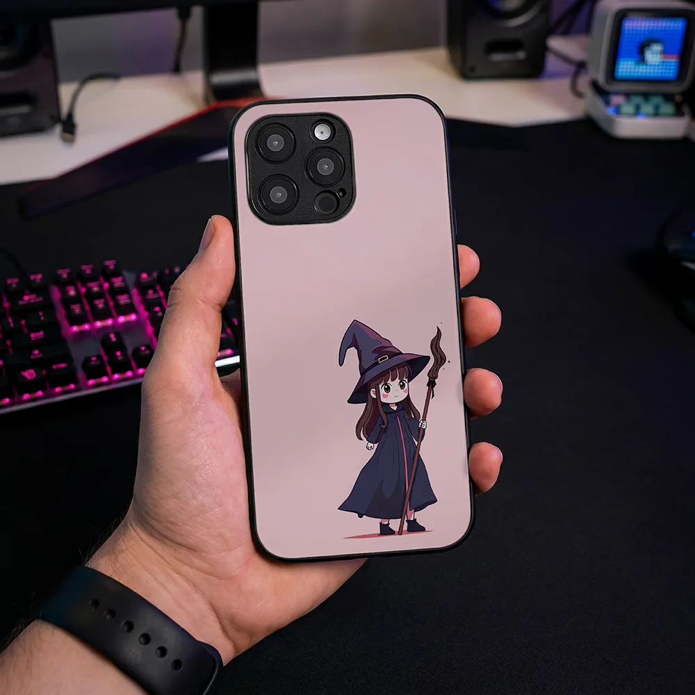 Glass Phone Case Chibi Magician - Image 2