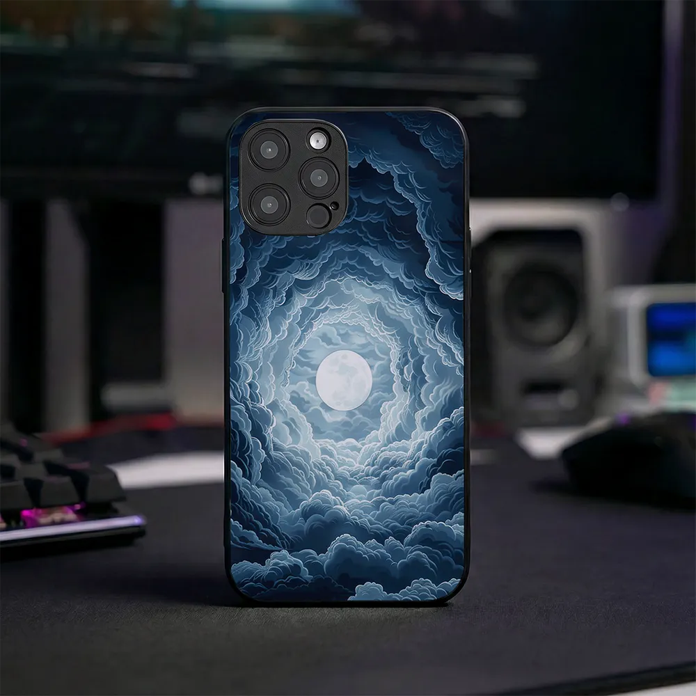 Glass Phone Case Cloud Tunnel