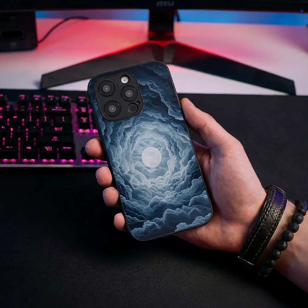 Glass Phone Case Cloud Tunnel - Image 3