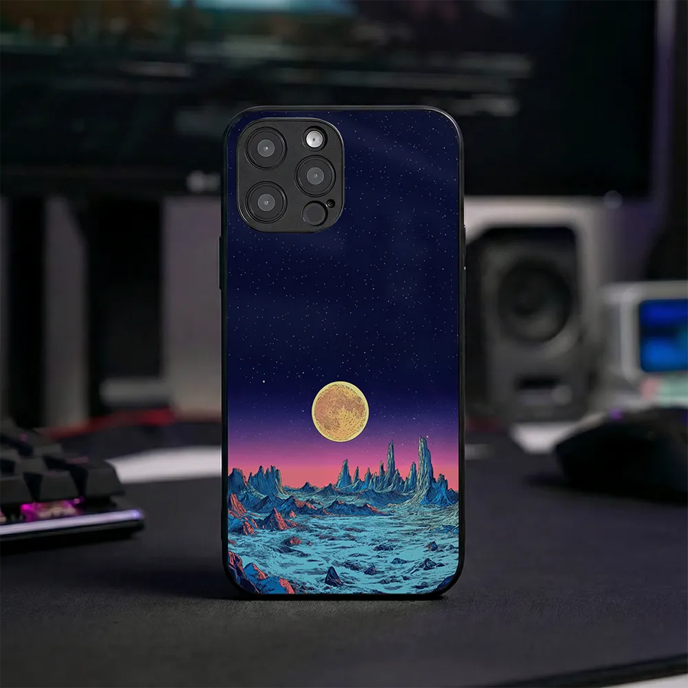 Glass Phone Case Cosmic Horizon