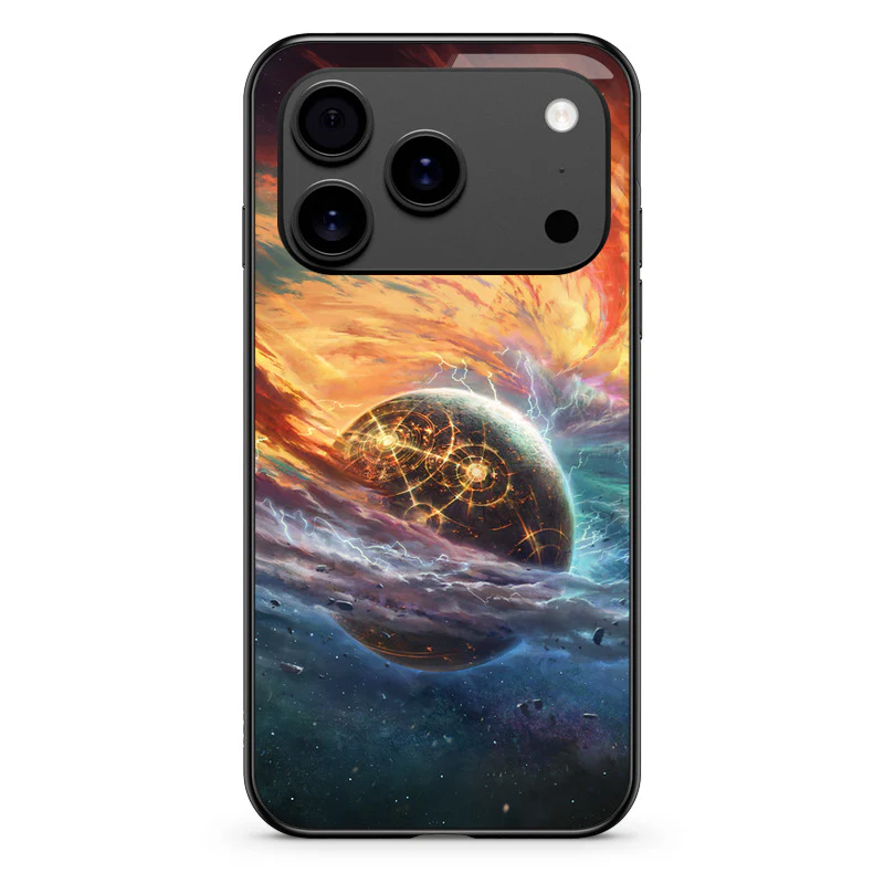 Glass Phone Case Cosmic Storms - Image 134
