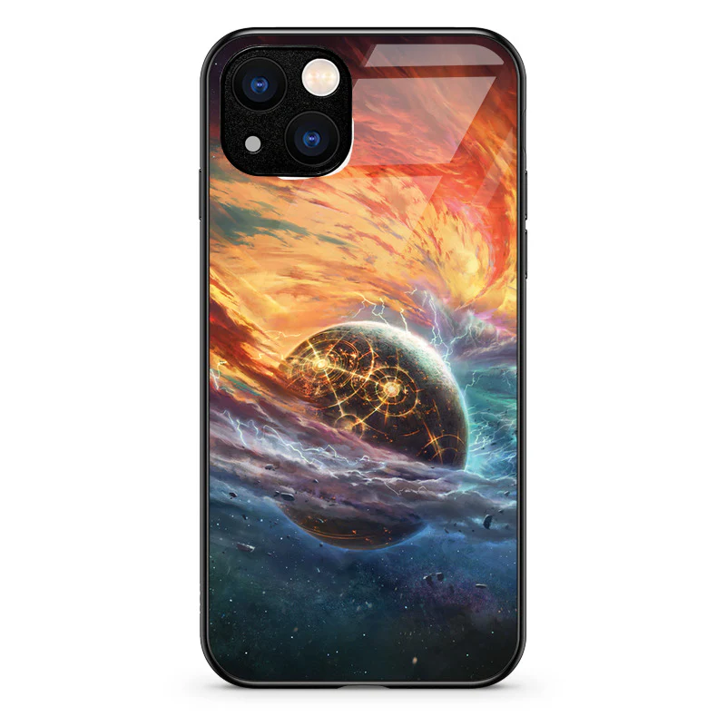 Glass Phone Case Cosmic Storms - Image 32