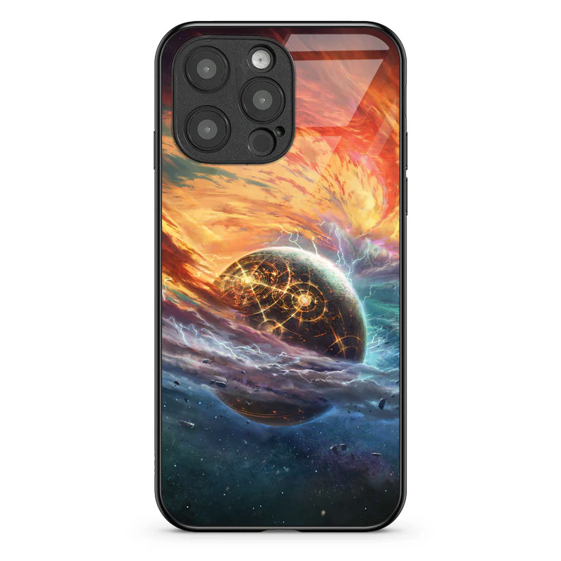Glass Phone Case Cosmic Storms - Image 80
