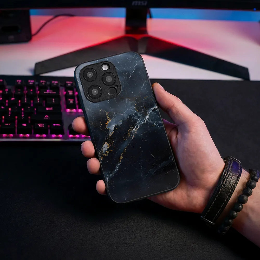 Glass Phone Case Cracked Ice - Image 3