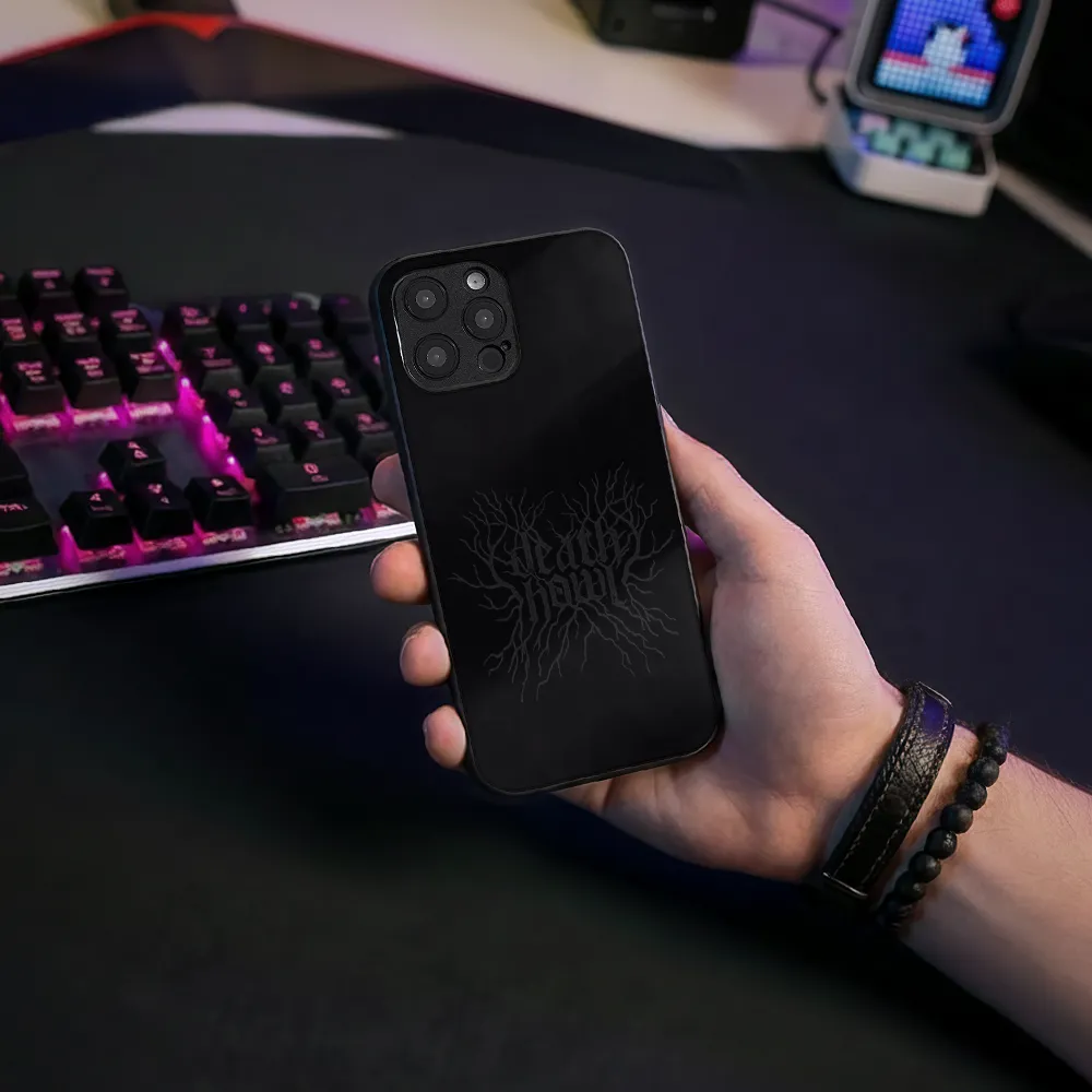 Glass Phone Case Death Howl Tour Logo - Image 6