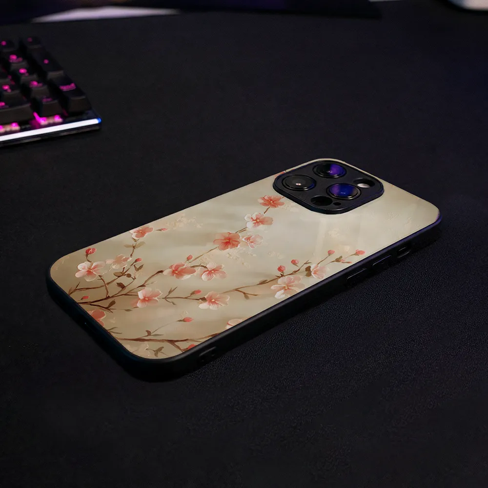 Glass Phone Case Delicate Flower - Image 10