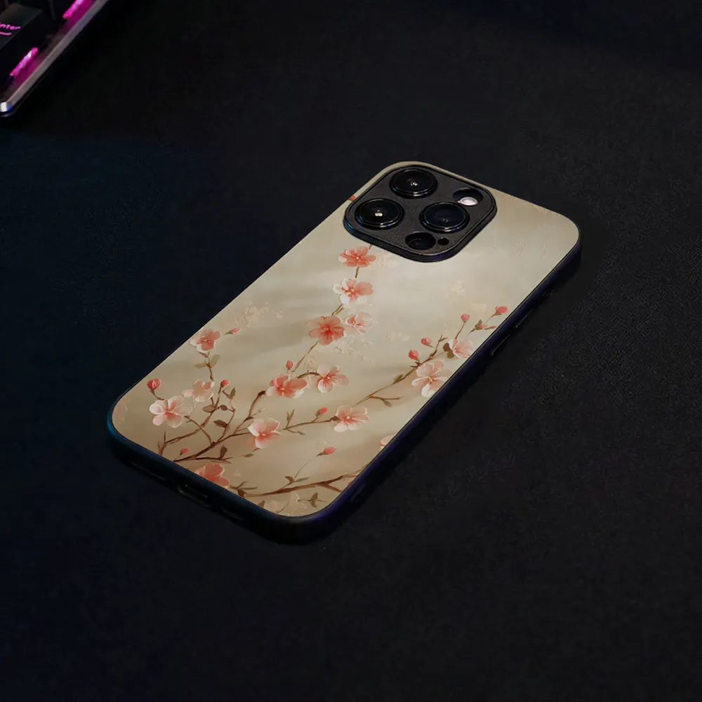 Glass Phone Case Delicate Flower - Image 7