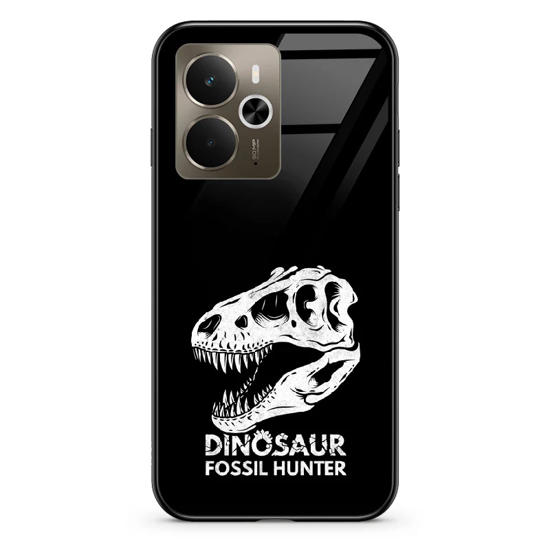 Glass Phone Case Dino Skull Hunter - Image 130