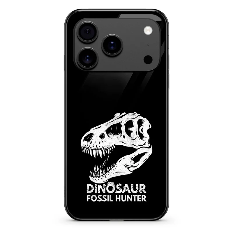 Glass Phone Case Dino Skull Hunter - Image 133
