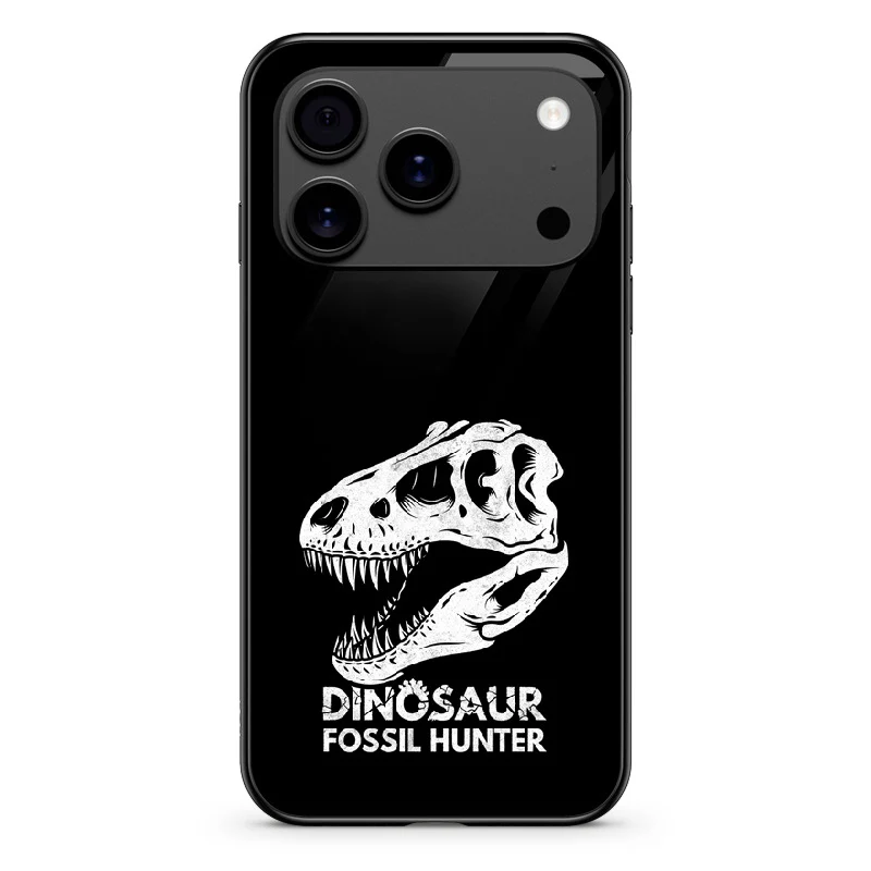Glass Phone Case Dino Skull Hunter - Image 134