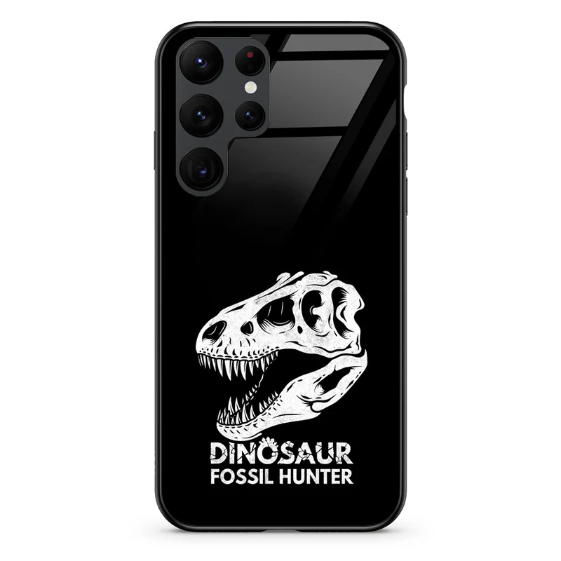 Glass Phone Case Dino Skull Hunter - Image 146