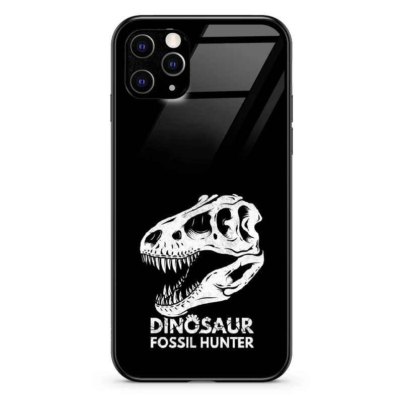 Glass Phone Case Dino Skull Hunter - Image 22
