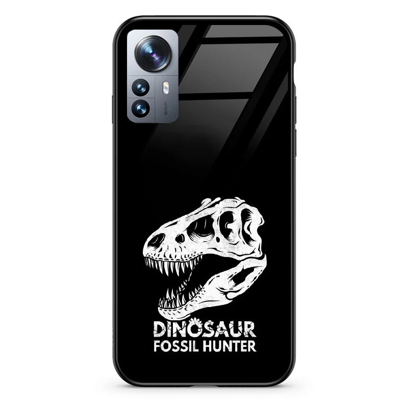 Glass Phone Case Dino Skull Hunter - Image 77