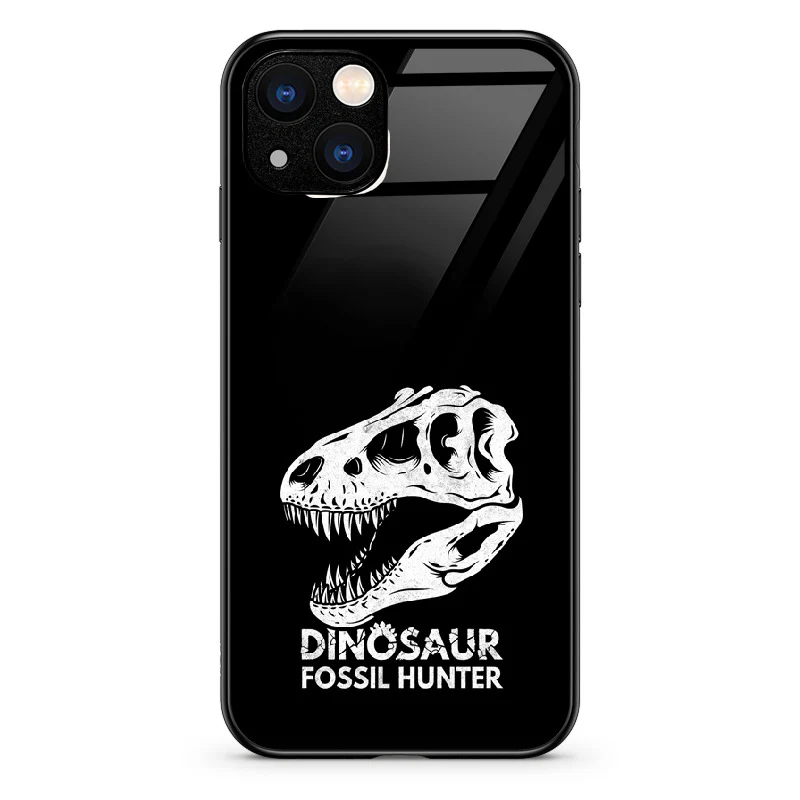 Glass Phone Case Dino Skull Hunter - Image 82