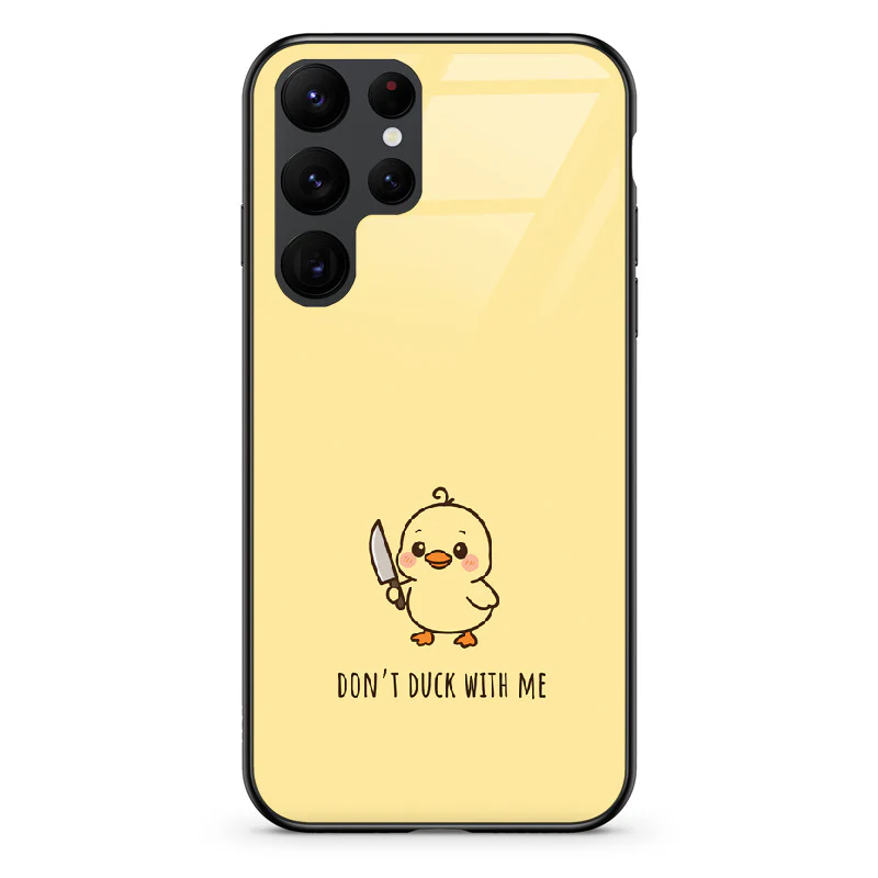 Glass Phone Case Don't Duck With Me - Image 58