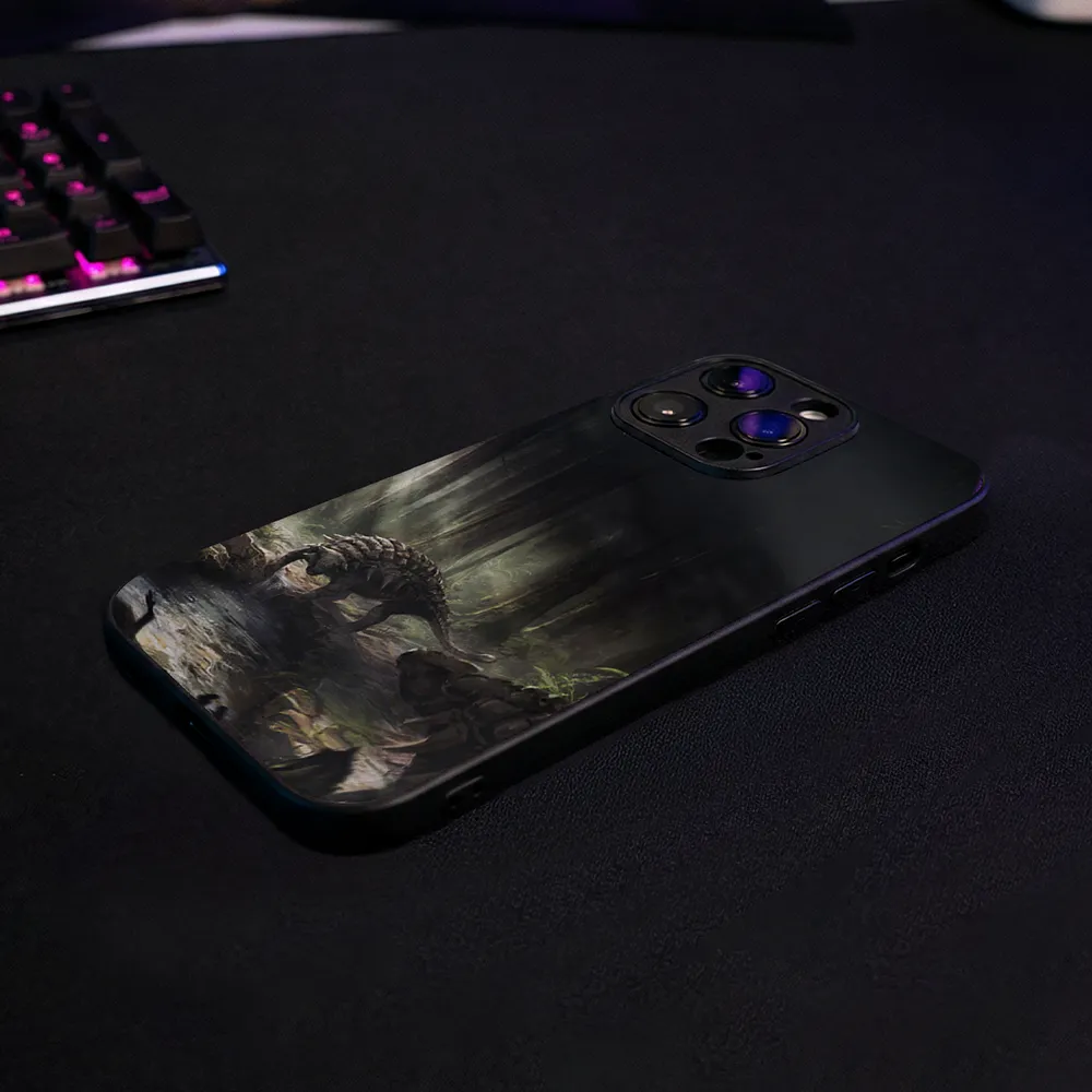 Glass Phone Case Edmontonia of the Deep Forest - Image 10