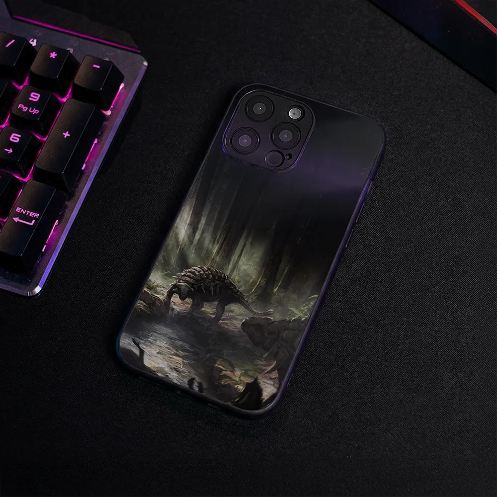 Glass Phone Case Edmontonia of the Deep Forest - Image 4