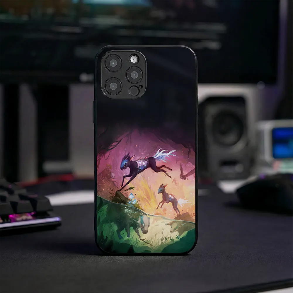 Glass Phone Case Fauna