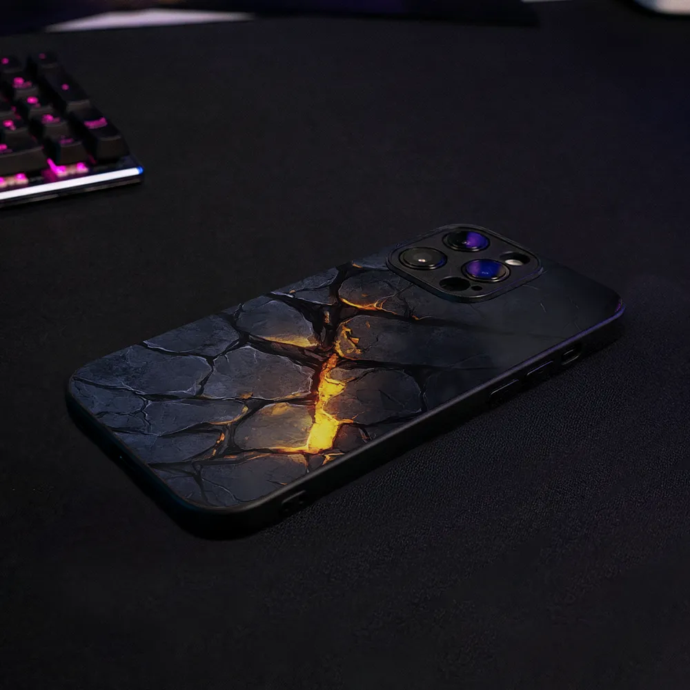 Glass Phone Case Fiery Rift - Image 10