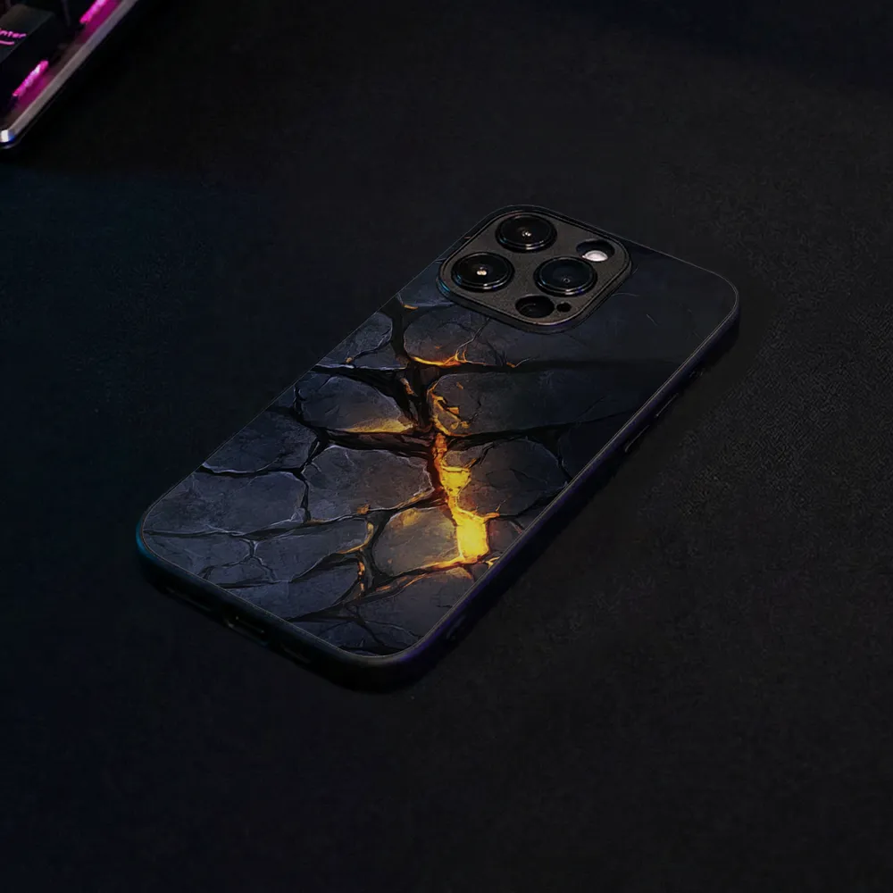 Glass Phone Case Fiery Rift - Image 7