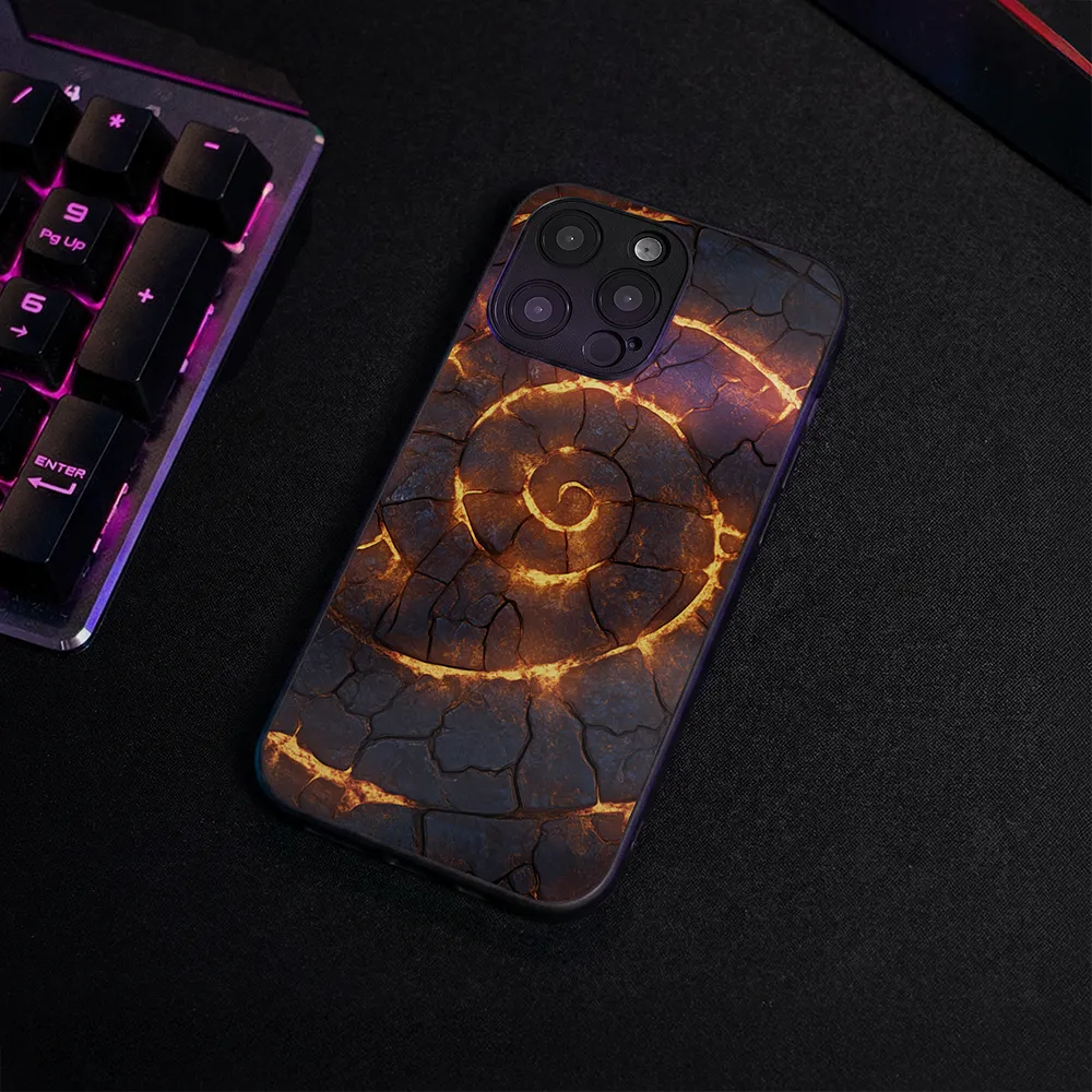 Glass Phone Case Flame Vortex - Image 4