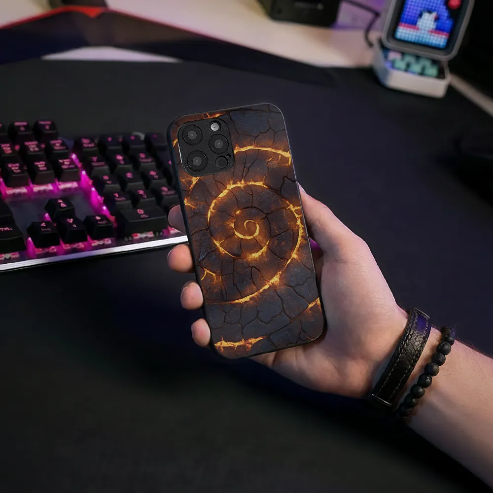 Glass Phone Case Flame Vortex - Image 6