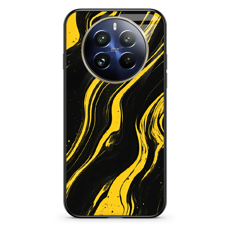 Glass Phone Case Golden Magma - Image 101