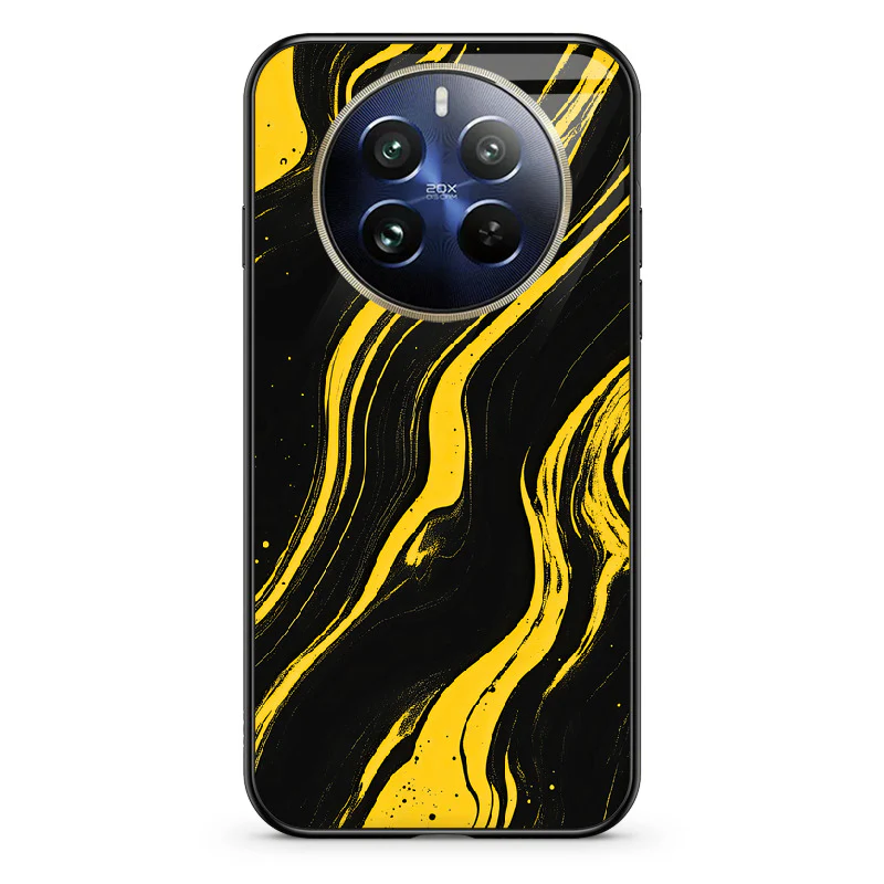 Glass Phone Case Golden Magma - Image 102