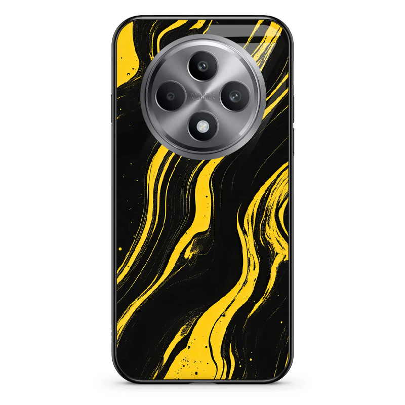 Glass Phone Case Golden Magma - Image 114