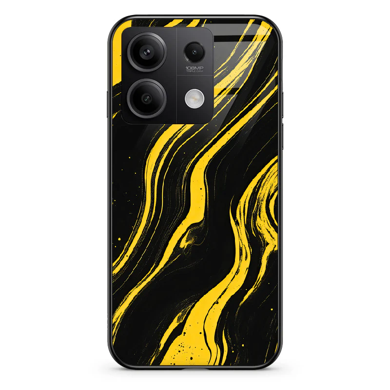 Glass Phone Case Golden Magma - Image 115
