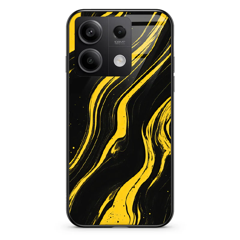 Glass Phone Case Golden Magma - Image 12