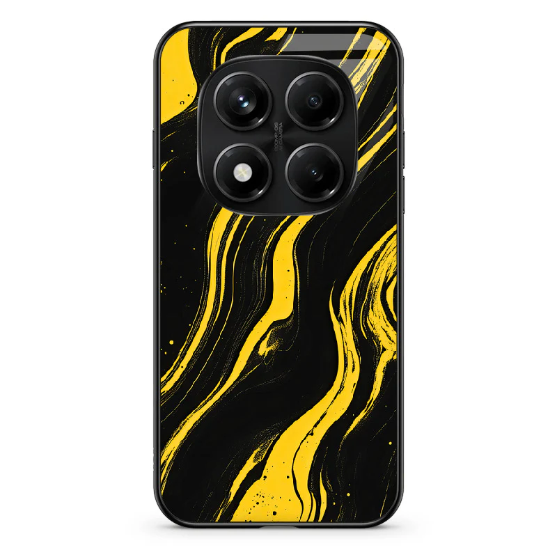 Glass Phone Case Golden Magma - Image 121