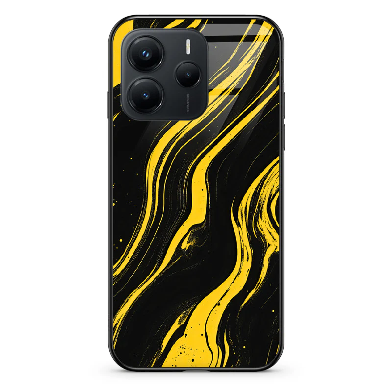 Glass Phone Case Golden Magma - Image 122