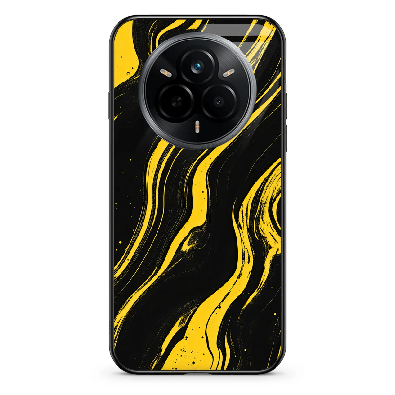 Glass Phone Case Golden Magma - Image 129