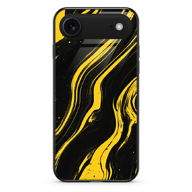 Glass Phone Case Golden Magma - Image 132