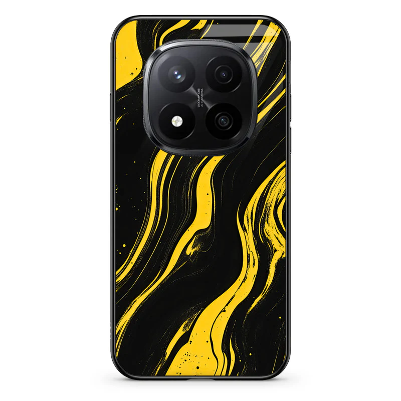 Glass Phone Case Golden Magma - Image 141