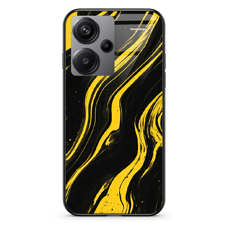 Glass Phone Case Golden Magma - Image 16