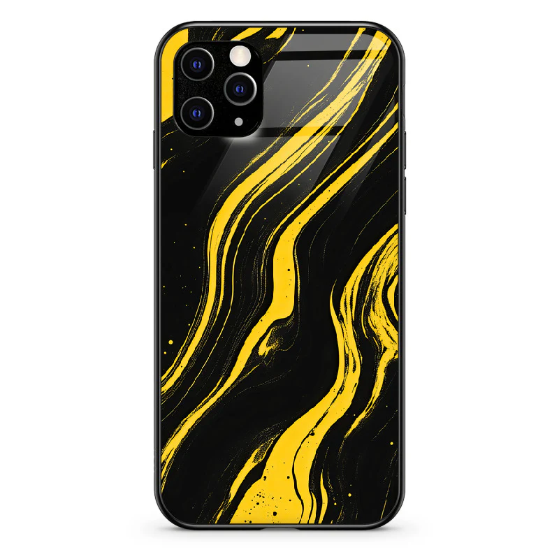 Glass Phone Case Golden Magma - Image 22