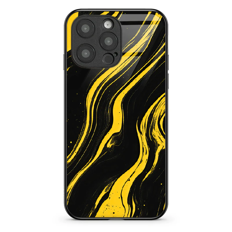 Glass Phone Case Golden Magma - Image 23