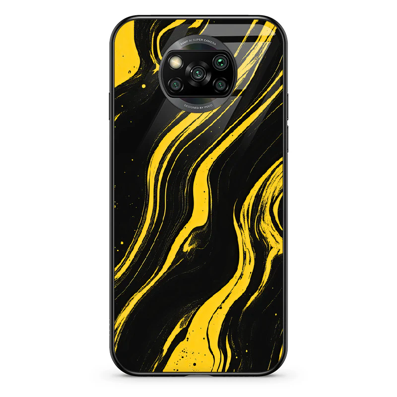 Glass Phone Case Golden Magma - Image 30