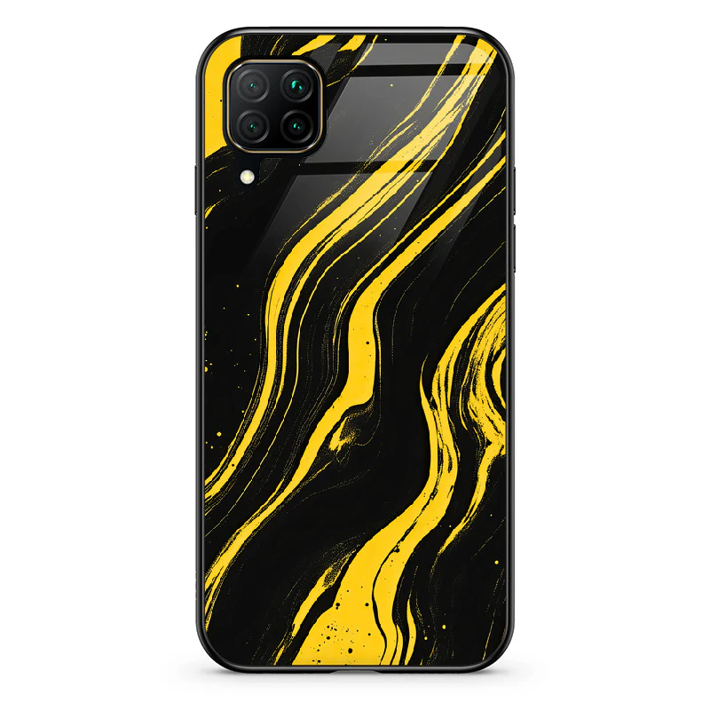 Glass Phone Case Golden Magma - Image 33