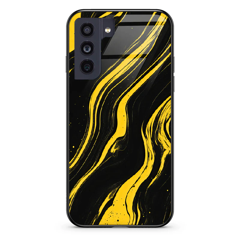 Glass Phone Case Golden Magma - Image 37