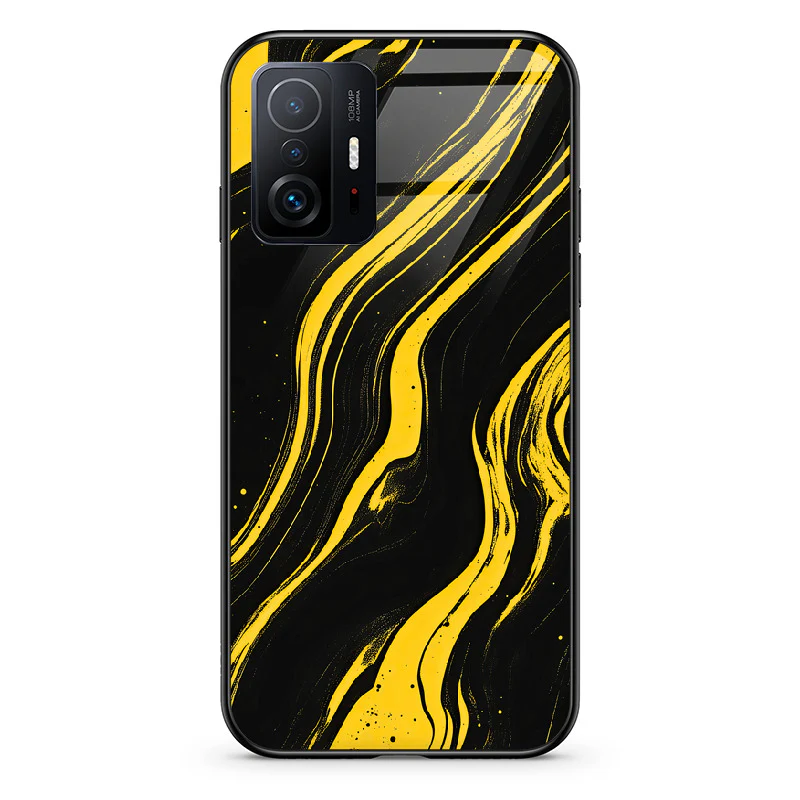 Glass Phone Case Golden Magma - Image 38
