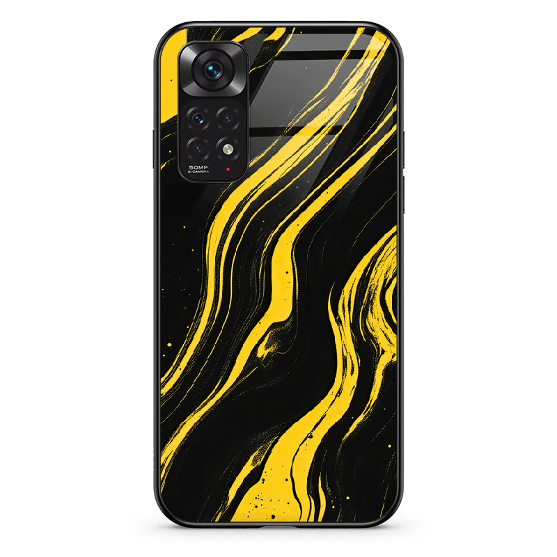 Glass Phone Case Golden Magma - Image 42