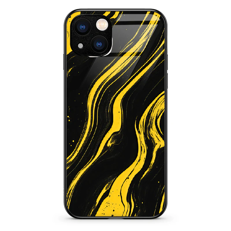 Glass Phone Case Golden Magma - Image 55