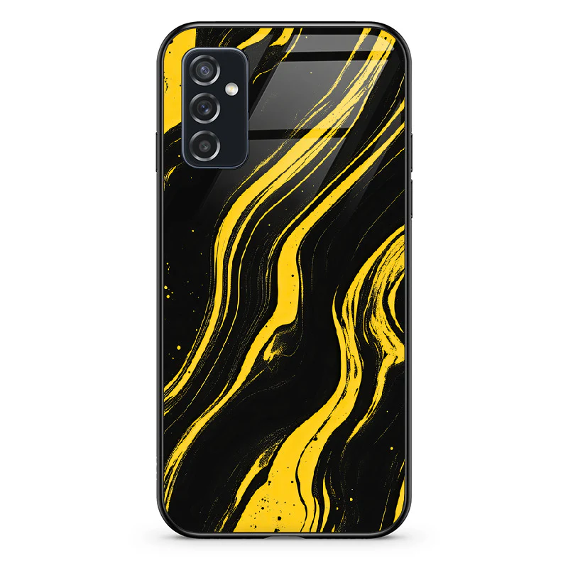 Glass Phone Case Golden Magma - Image 59