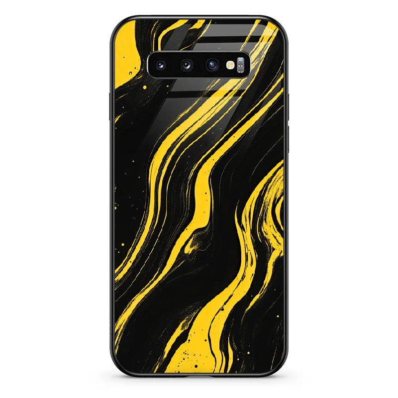 Glass Phone Case Golden Magma - Image 60