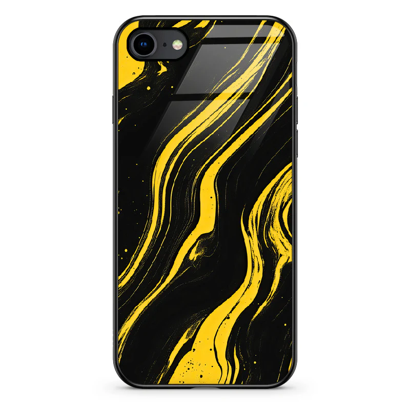 Glass Phone Case Golden Magma - Image 62
