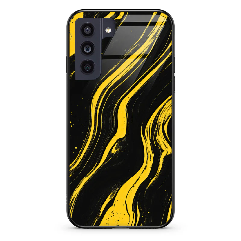 Glass Phone Case Golden Magma - Image 64