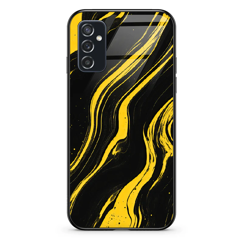 Glass Phone Case Golden Magma - Image 70